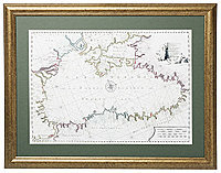 Портолан Черного моря. Приблизительно 1745 год