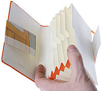 Книжка-портфель Moleskine Ван Гог – Карманная. Оранжевого цвета