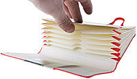 Книжка-портфель Moleskine Ван Гог – Карманная. Красного цвета