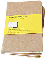 Набор Moleskine Cahiers – Карманный бежевый в клеточку