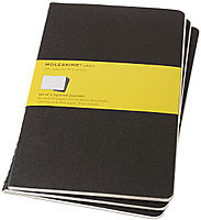Набор Moleskine Cahiers – Большой черный в клеточку