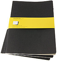 Набор Moleskine Cahiers – Альбомный черный в клеточку
